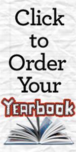 Click to Order Your Yearbook text above an open book 